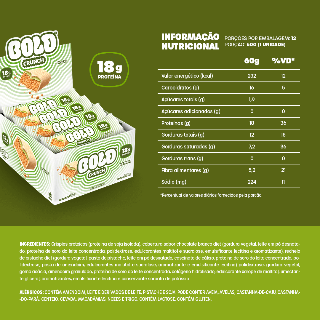 BOLD CRUNCH PISTACHE