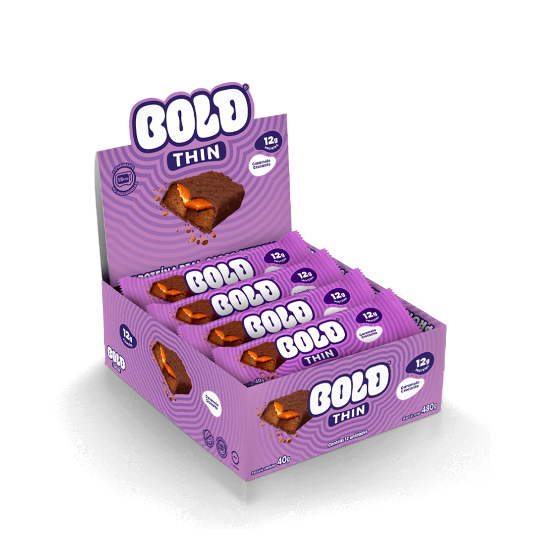 BOLD THIN CARAMELO CROCANTE