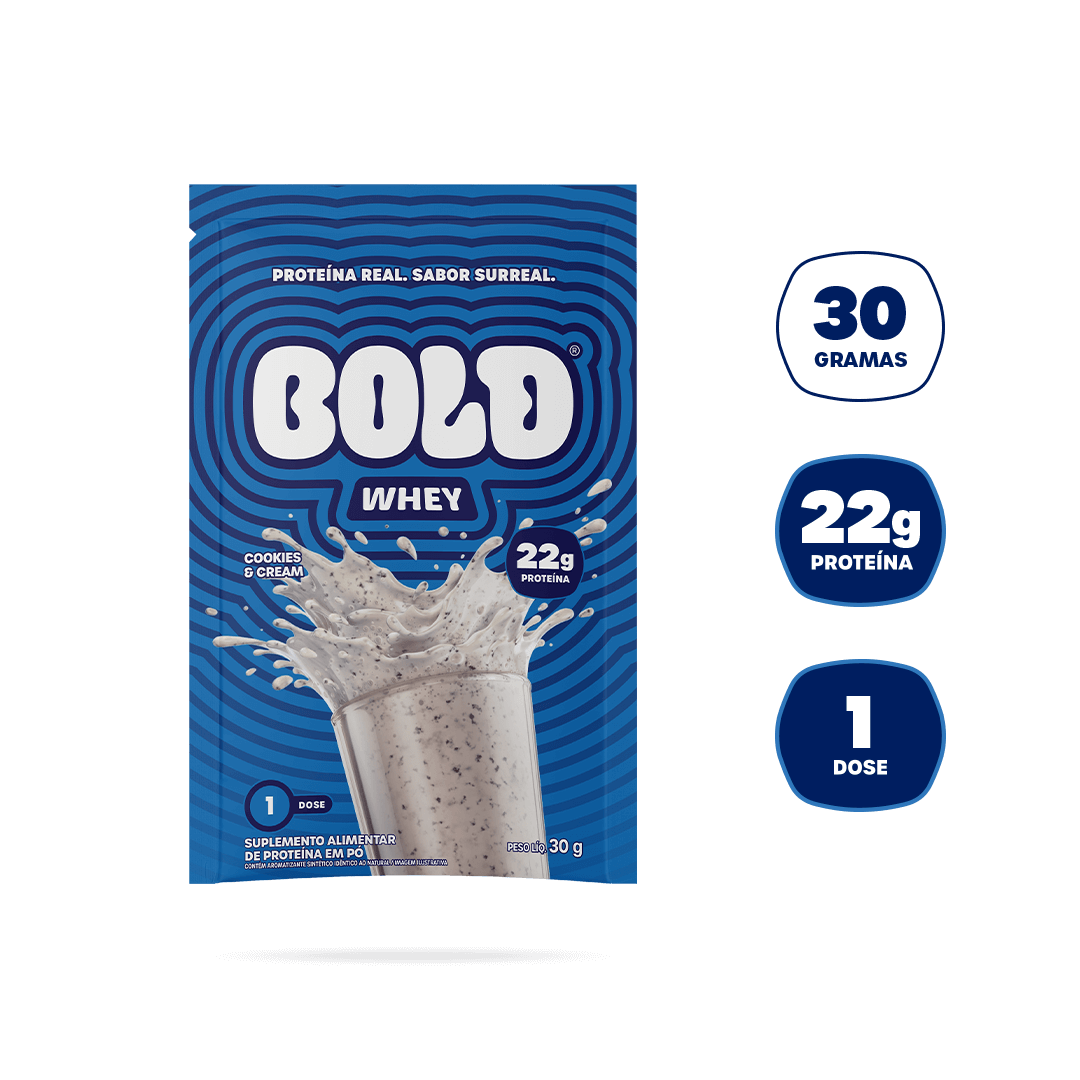 BOLD WHEY COOKIES & CREAM - SACHÊ (30g)