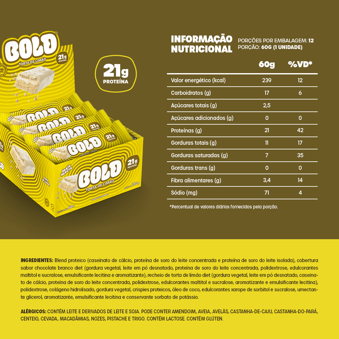 BOLD TORTA DE LIMÃO