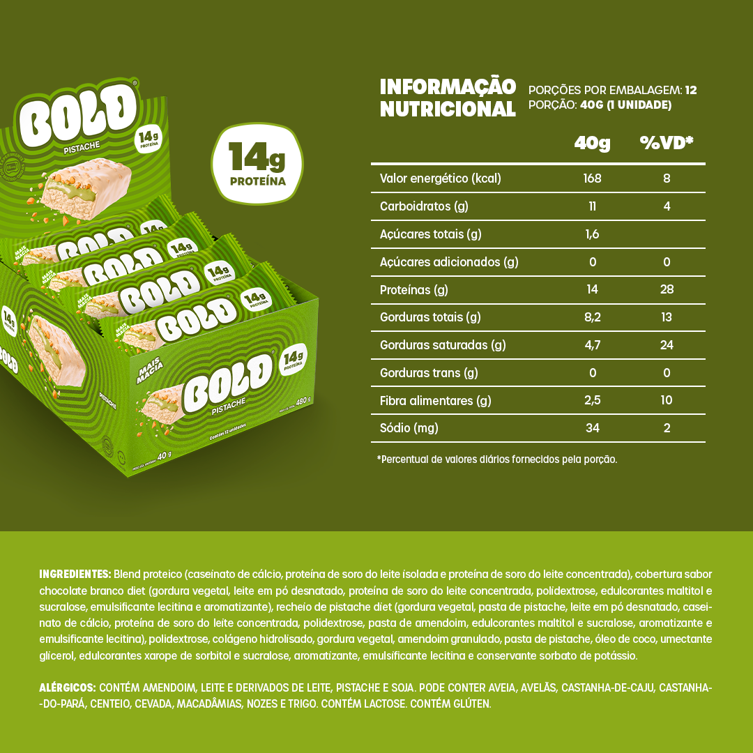 BOLD PISTACHE 14g