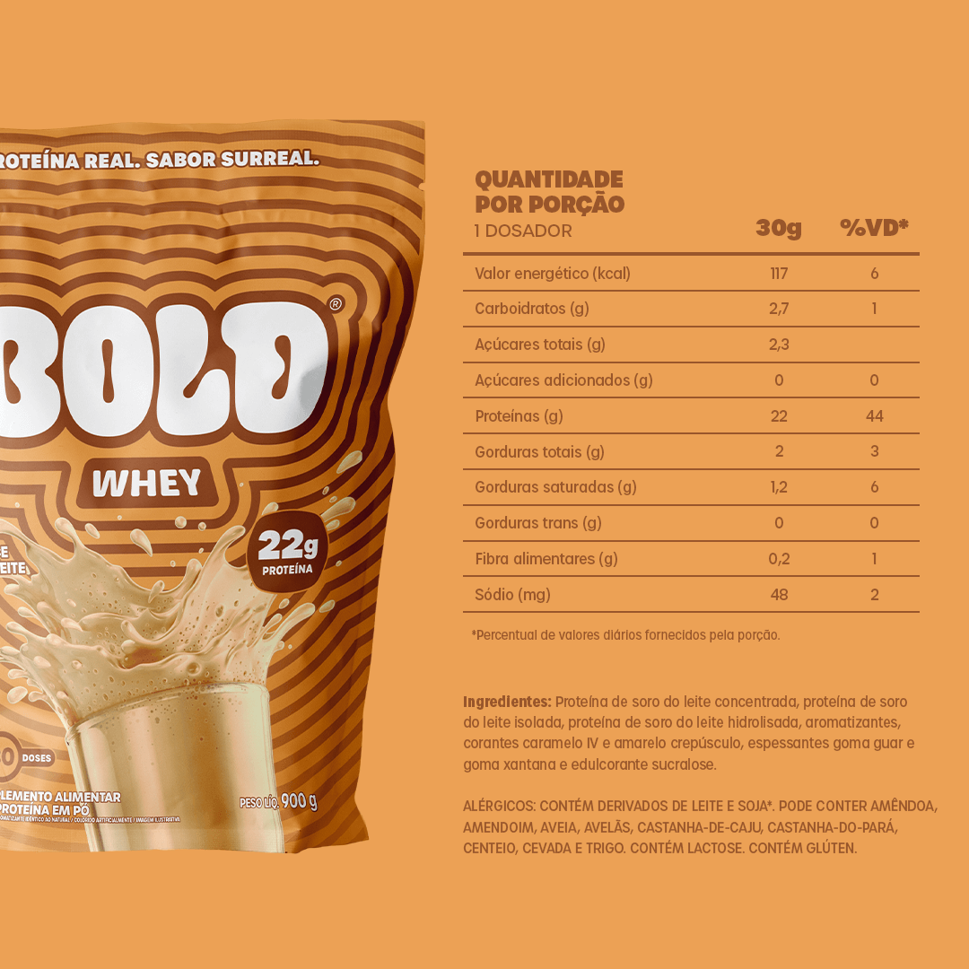 BOLD WHEY DOCE DE LEITE (900g)